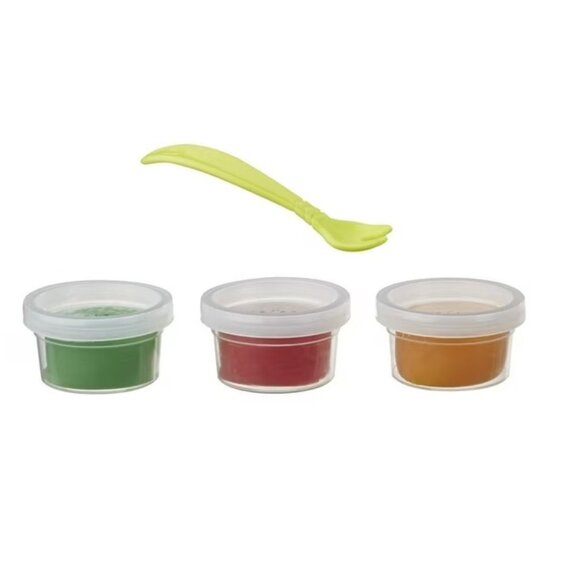 2x Baby Alive Solid Doll Food Refill, Includes 3 Doll Foods, 1 Fork - Picture 2 of 4